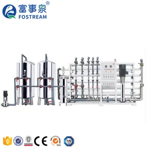 High Quality 8TPH 10T 12 Ton 15T 20T Double Two Stage RO Pure Water Treatment Plant For Industrial