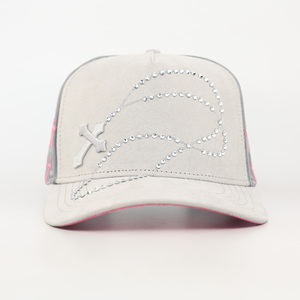 Casquettes brodées TCAP Chine, casquette personnalisée, 5 panneaux, sergé de coton, snapback - Product Image 2