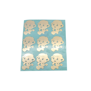 custom metal white nickel <strong>sticker</strong> logo label high quality silver nickel label black metal logo plate with <strong>3M</strong> adhesive - Product Image 5