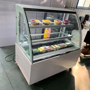 <span class=keywords><strong>Réfrigérateur</strong></span> de présentation de gâteaux vertical à 3 étages de 0,7 m avec refroidissement par air, capacité de 160 L, contrôle de la température de 2 à 8 degrés - Product Image 4