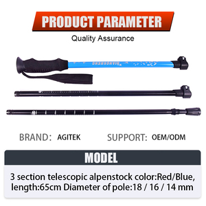 Bâtons <span class=keywords><strong>de</strong></span> randonnée ultra-légers OEM prêts pour la course, bâtons <span class=keywords><strong>de</strong></span> trekking extensibles, bâtons d'assistance pour la marche en montagne - Product Image 6