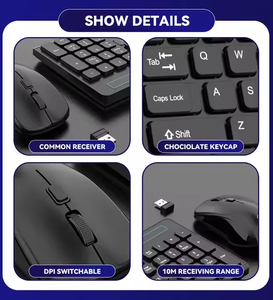 High Quality Wholesale Keyboard Mouse <b>Wireless</b> Combo Office Desktop Computer <b>PC</b> <b>Wireless</b> Mouse Keyboard Combo - Product Image 5