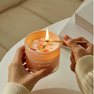 ODIS - Juego de Velas Aromáticas de Soja con Aroma a Rosas, 8 oz, 250 g, de Larga Duración, en Frasco de Vidrio, con Logotipo Personalizado al por Mayor, para Hoteles, Regalo de Lujo - Product Image 3