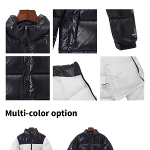 Giacca Invernale Nuova All'Ingrosso da Donna, Modello Corto a Vita Alta, Casual di Tendenza, Collo Alto, Maniche Lunghe, Calda in Piuma - Product Image 3