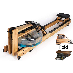 Rameur d'intérieur intelligent silencieux de haute qualité, résistant à l'eau, en bois, équipement de fitness pour la maison - Product Image 1