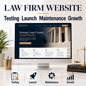 Diseño y Desarrollo de Sitios Web para Firmsas de Abogados con Servicios Legales Personalizados, Áreas de Práctica, Perfiles de Abogados y Reserva de Consultas - Product Image 6