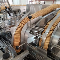 Skywin Machine à biscuits à la crème à grande vitesse Machine à biscuits à la crème à sandwich Connecter à la machine à emballer les biscuits