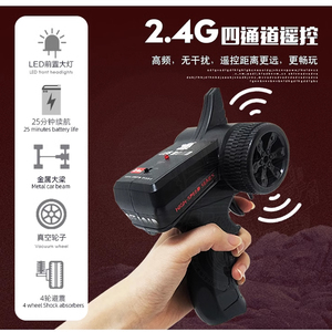 Wpl C24-1 RC Crawler offroad RC xe tải <span class=keywords><strong>2.4</strong></span> <span class=keywords><strong>GHz</strong></span> 1/16 tất cả các địa hình xe RTR pickup với LED ánh sáng điều khiển từ xa Xe đồ chơi cho người lớn - Product Image 6