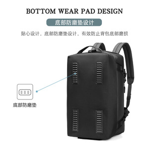 Outwalk Men's Travel Duffle <b>Bag</b> 30-<b>40L</b> Large Capacity Sports Fitness <b>Bag</b> With Soft Handle For Leisure Travel - Product Image 4