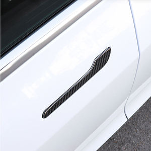 Pegatinas para manijas de puerta de coche en oferta para Tesla Model 3, cubierta protectora decorativa para manijas de puerta. - Product Image 2
