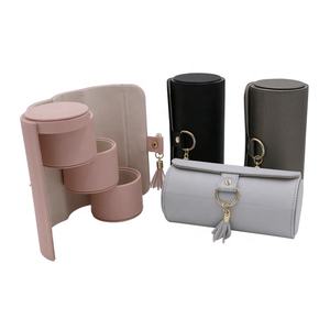 Personnalisé À La Main Rentable Cylindre <span class=keywords><strong>Grain</strong></span> Bijoux Bague <span class=keywords><strong>Collier</strong></span> Bijoux Emballage Sac - Product Image 1