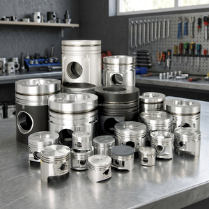 Ensemble de pistons Volkswagen 75 mm neufs, de qualité supérieure, fabriqués en usine, pour moteurs EA111 1.3L 1.4L Beetle Golf, pièces automobiles de qualité OEM. - Product Image 2