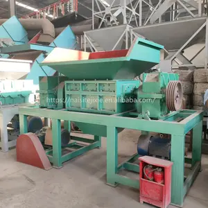 High Quality Industrial Waste Small Double Shaft Scrap Fine Metal wood plastic rubber Shredder For Sale