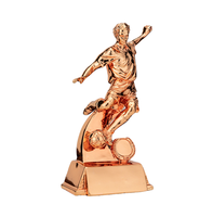 Football Trophy Award Cup MVP Sports Competition Gold Silver Bronze Trophy Medal