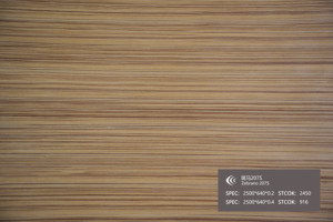 Venta de Fábrica, Producto en Promoción, Láminas de Madera Contrachapada de 0.5mm 0.42mm para Revestimiento de Puertas, Muebles, Roble Amarillo, Nogal, Wengué, Albaricoque - Product Image 2