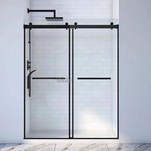 <span class=keywords><strong>Cabine</strong></span> <span class=keywords><strong>de</strong></span> <span class=keywords><strong>Douche</strong></span> Hôtelière Carrée Coulissante en Verre Trempé Personnalisable, Porte Coulissante <span class=keywords><strong>de</strong></span> Haute Qualité - Product Image 1