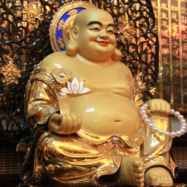 ブロンズ製 笑顔の仏像 ブロンズ製 笑顔の仏像