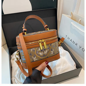 Nouveau luxe PU femmes sac à main dernière mode petit carré seau Messenger pochettes pour femmes Sac - Product Image 3