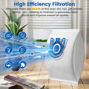 Sac à poussière personnalisé pour <span class=keywords><strong>aspirateur</strong></span> Mieles GN 3D Accessoire d'<span class=keywords><strong>aspirateur</strong></span> Partie Sac filtrant non tissé Sac à poussière Mieles Garbage - Product Image 5