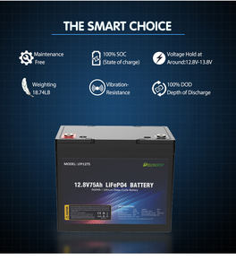 BMS 12.8vリン酸リチウム鉄バッテリー40Ah 60Ah <span class=keywords><strong>75Ah</strong></span> 80Ah <span class=keywords><strong>12v</strong></span> LifePo4 RVバッテリー - Product Image 6