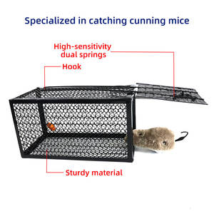 Trampa <span class=keywords><strong>para</strong></span> Ratones Eficaz con Sistema de Bloqueo Automático, Perfecta <span class=keywords><strong>para</strong></span> el Control de Plagas en Interiores y Exteriores, Sin Daños <span class=keywords><strong>para</strong></span> los Ratones - Product Image 4
