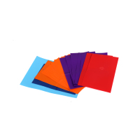 Manchons thermorétractables personnalisés de couleur unie pour l'emballage de jouets, film laminé double couche de qualité machine pour le moulage par soufflage