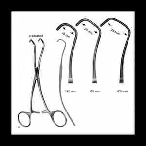 Derra atraumata anastomosis และที่หนีบเหล็กอเนกประสงค์สำหรับใช้ในเด็กโดยกิจการสีเทาหินผลิตในปากีสถาน - Product Image 2