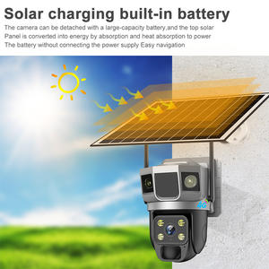 위스티노 5MP 야외 AOV 태양광 배터리 카메라 24시간 온라인 빠른 작동 인체 감지 4G 심카드 <span class=keywords><strong>CCTV</strong></span> 카메라 - Product Image 3