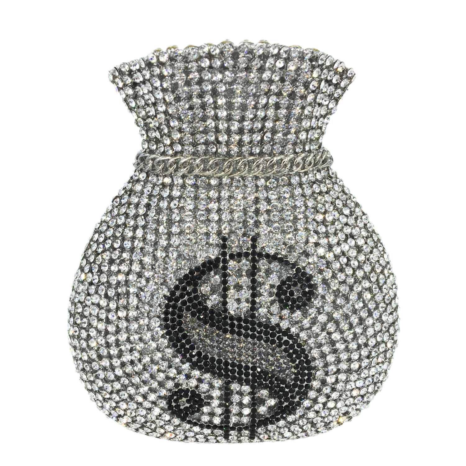Alibaba Money Rhinestone Clutch Factory Wholesale Rhinestone