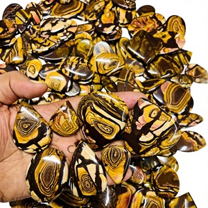 Pierre précieuse naturelle Jaspe Outback, cabochon fait main pour la fabrication de pendentifs, pierre précieuse en vrac, vente en gros de bijoux, pierre en vrac FAIJAN GEMS Third - Product Image 1