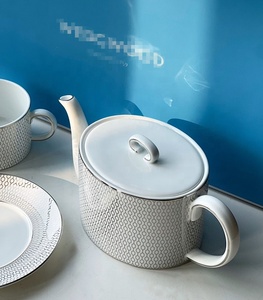 WD Series Luxury Coffee <b>Set</b> Bone China Afternoon Tea <b>Cup</b> Saucer Kettle <b>Set</b> - Product Image 4