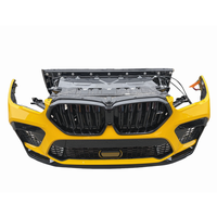 Kit de Carrocería para Parachoques Delantero BMW X6 M F96 2019-2023 con Ventilador Electrónico del Radiador, Original de Segunda Mano, en Plástico Usado