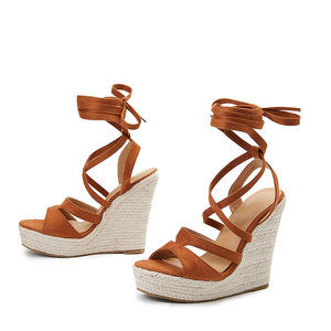 Nuevas Sandalias de Plataforma de 16 cm para Primavera, Verano y Otoño, Cómodas, Transpirables, con Punta Abierta, Hechas a Mano, Parte Superior de PU, Suela de Goma para Exteriores, Tacones Gruesos, a la Moda - Product Image 2