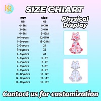 Vêtements pour bébé tendance Kerui, ensembles de 2 pièces pour filles d'été, imprimés décontractés, hauts sans manches, pantalons, tenues en soie de lait pour filles