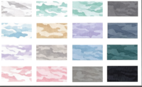 Tissu tricoté imprimé jacquard glacé 170 GSM, protection solaire, 88 % nylon, 12 % élasthanne