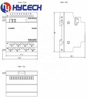 Controlador PLC SIEMENS LOGO DM16 24R 6ED1055-1NB10-0BA2 Módulo de Expansión DI 8/DO 8 4 MW para LOGO 8