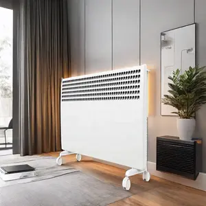 Adjustable Temperature Metal Convection Machine 460*107*400mm Bathroom Panel Heater Wall-Mounted Freestanding Living Room Use