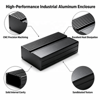 Boîtier électrique en aluminium moulé sous pression pour panneau de distribution d'énergie, boîtier de contrôle personnalisé en aluminium CNC pour amplificateur