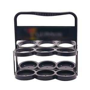 Portabotellas de plástico de alta calidad, fabricante directo, paquete de 6 unidades - Product Image 1