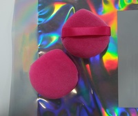 Bouffée de poudre pour le visage de maquillage cosmétique pour femmes Customized Triangle Soft Makeup Powder Puff