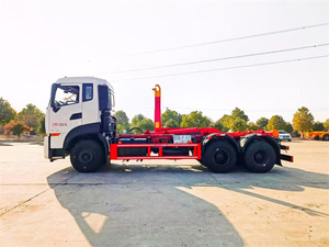 Camión de basura Dongfeng de 20CBM 22CBM con brazo elevador tipo gancho y contenedor desmontable para gestión de residuos - Product Image 5