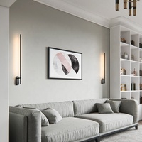 Lampes murales LED flexibles décoratives intérieures, style moderne, rondes, pour la maison