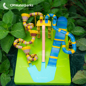 Produits commerciaux de <span class=keywords><strong>parc</strong></span> d'attractions de glissière d'eau de fibre de verre modè<span class=keywords><strong>le</strong></span> de l'équipement 3D de <span class=keywords><strong>parc</strong></span> <span class=keywords><strong>aquatique</strong></span> pour des adultes - Product Image 6