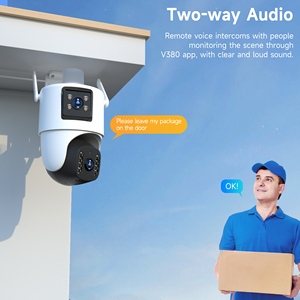 V380 Bp3 Ống Kính Kép 4G PTZ Ngoài Trời An Ninh Máy Ảnh Trang Trại Mạng Full HD Phát Hiện Chuyển Động IP CCTV Dual Light Home An Ninh - Product Image 4