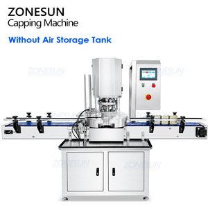 เครื่องปิดฝากระป๋องอัตโนมัติ ZONESUN ZS-AFK350V แบบเซอร์โว สำหรับกระป๋องอาหารทรงกลมและทรงเหลี่ยม ทำจากอะลูมิเนียมและเหล็กเคลือบ พร้อมระบบซีลสูญญากาศ - Product Image 2