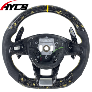 <span class=keywords><strong>Volante</strong></span> LED de Fibra de Carbono Personalizado para Mercedes-Benz W205 2015-2018 Clase E C S A W213 <span class=keywords><strong>AMG</strong></span> C43 GT S65 GLA GLS SL GLE - Product Image 1