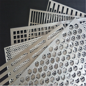 แผ่นโลหะสเตนเลส 304 แบบเจาะรู รูปทรงกลม/สี่เหลี่ยม/หกเหลี่ยม/รูแบบสล็อต - Product Image 4