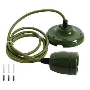 Ánh sáng bóng đèn ổ cắm chủ vít trong tiêu chuẩn cơ sở trung bình Edison retro Mặt dây chuyền bóng đèn E26 E27 đèn ổ cắm với Shade Ring - Product Image 1