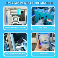 Impresora de Pantalla CCD Totalmente Automática de Alta Velocidad con Cinta Transportadora de Descarga, Personalizada para Vasos de Plástico y Vasos para Jugos
