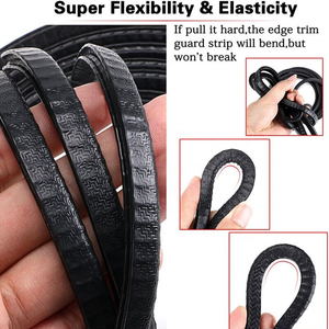 Tùy Chỉnh PVC Ép Đùn Hồ Sơ Cao Su Niêm Phong Dải Được Xây Dựng Trong Hình Thép Tấm U Hình Dạng Cạnh Trim Xe Cửa Cạnh Bảo Vệ Bảo Vệ - Product Image 4